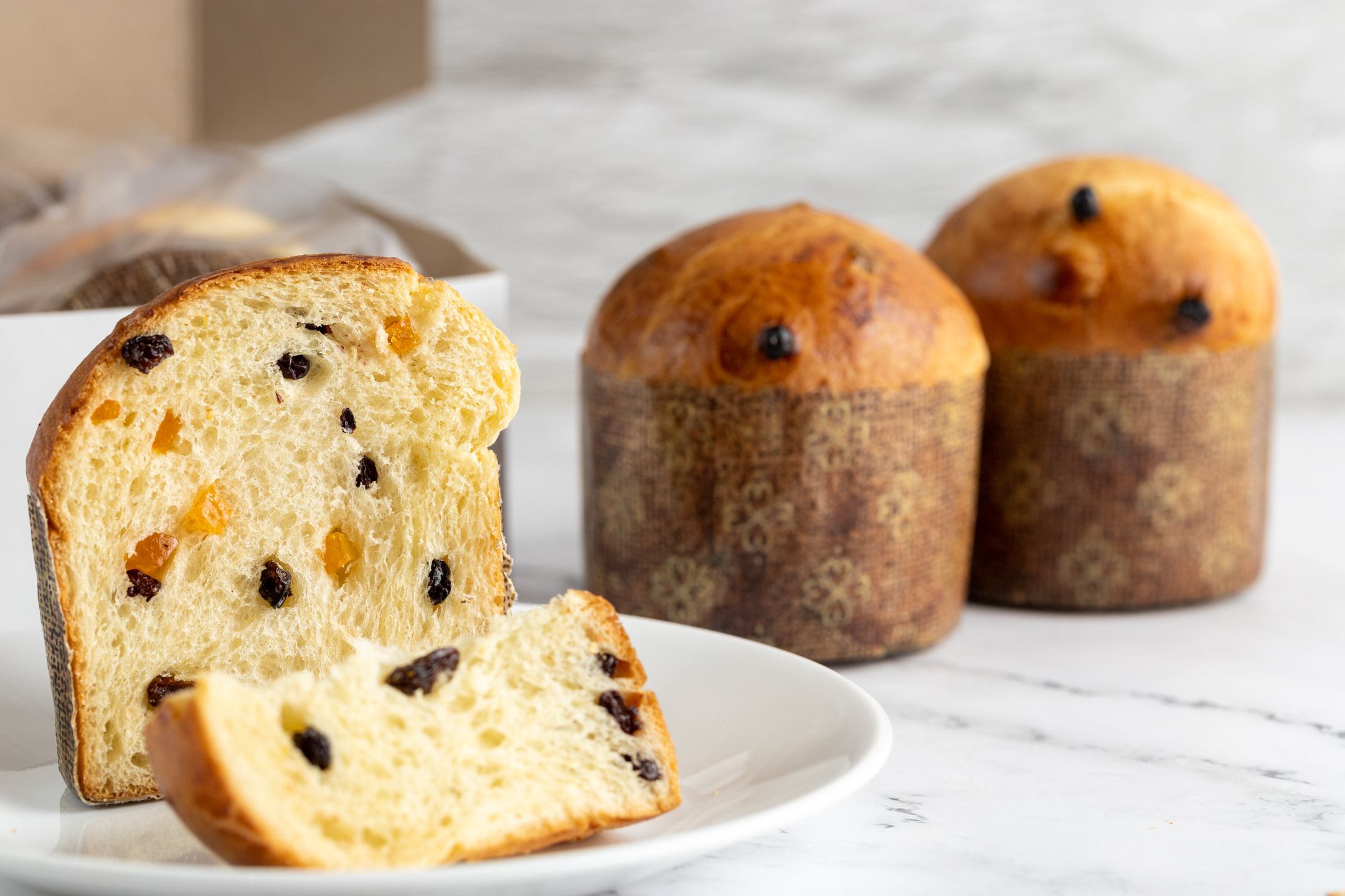 Mini Panettone by Sucré — individual Italian sweet bread with in-house seven-day candied peel and dried fruit