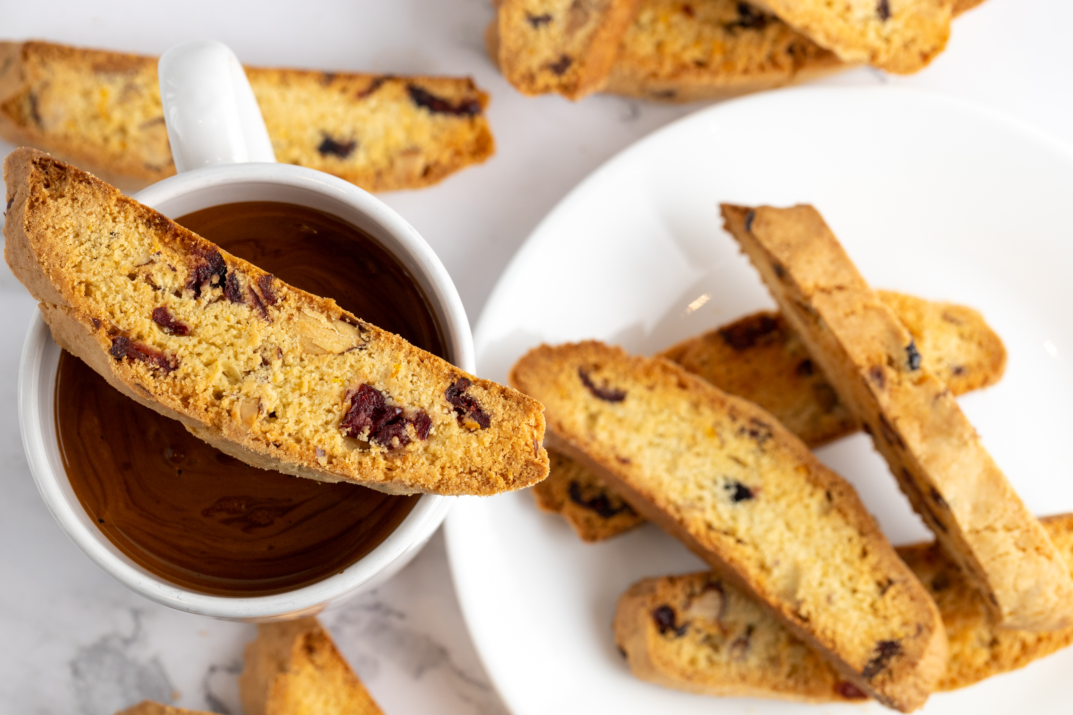 Artisan Biscotti by Sucré — almond cranberry orange variety