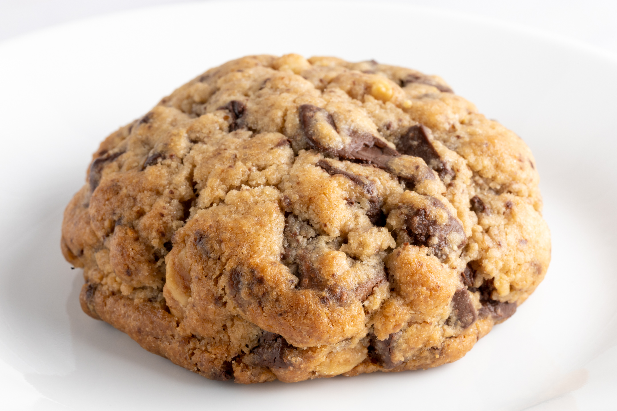 Quarter Pound Cookie Belgian Couverture Chocolate Chunk Walnut by Sucré — crisp outside with brownie-like gooey center