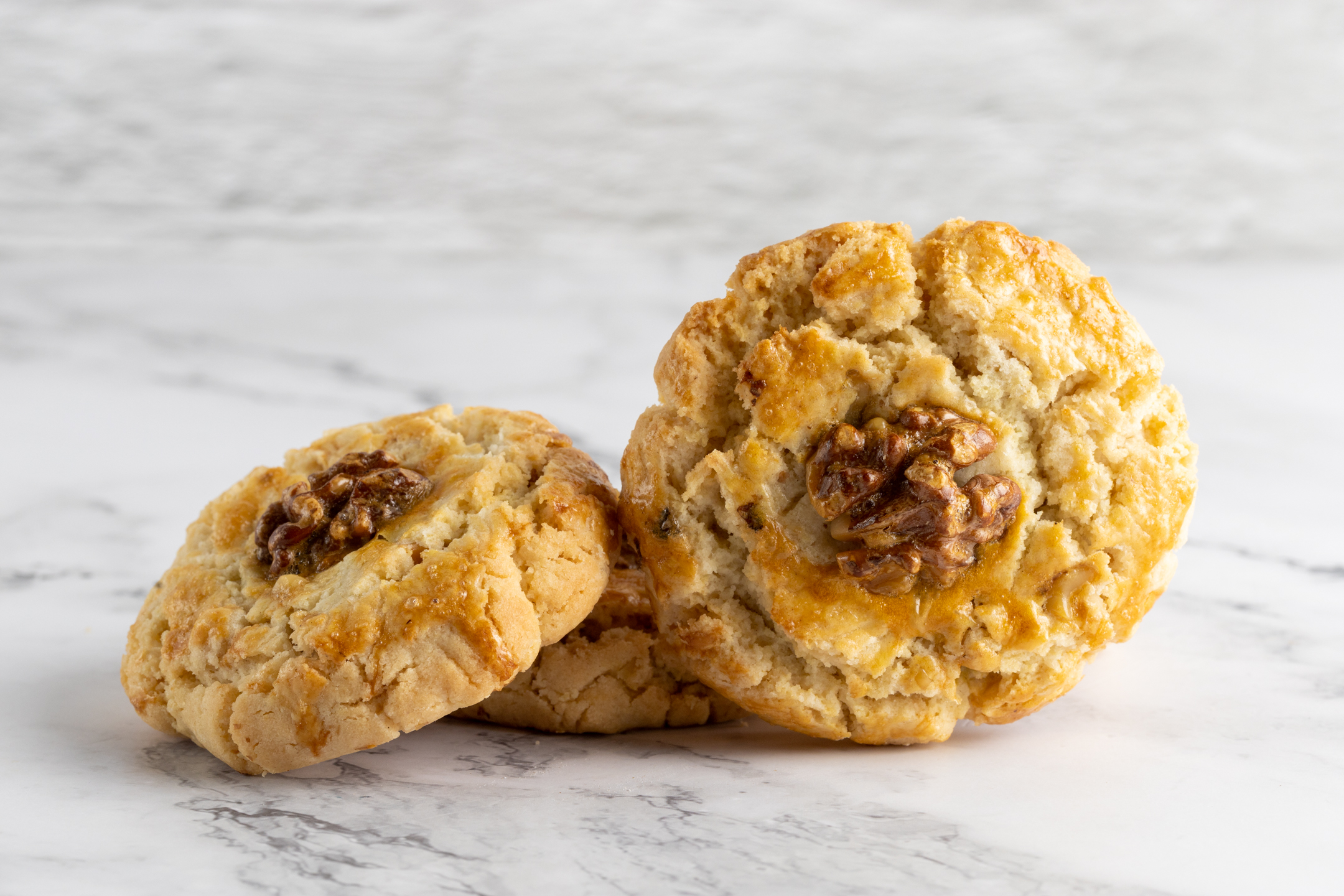 Walnut Tea Cookies by Sucré — crisp Chinese-inspired Hup Toh Soh walnut cookies