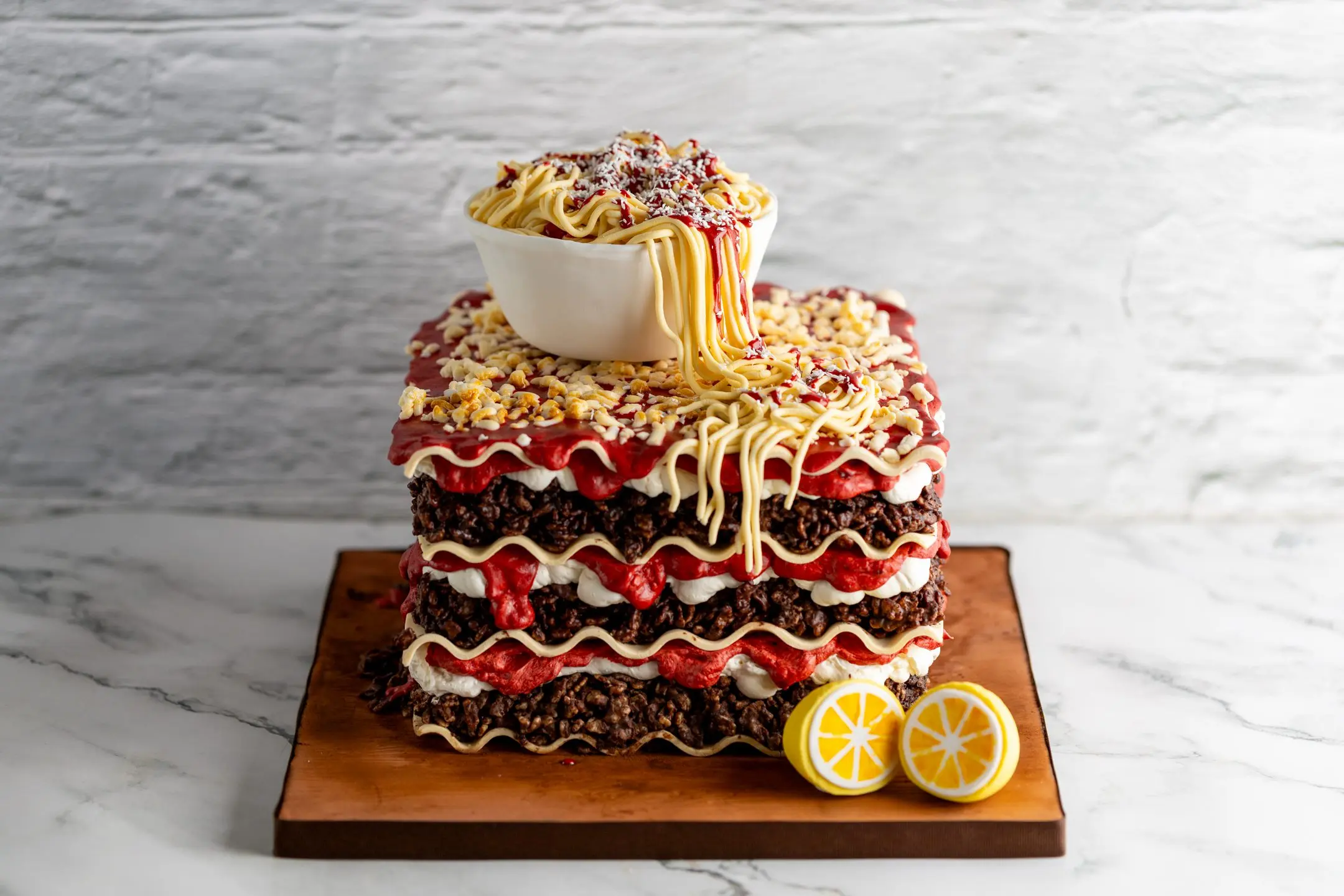 Luxury custom cake centrepiece Toronto by Sucré